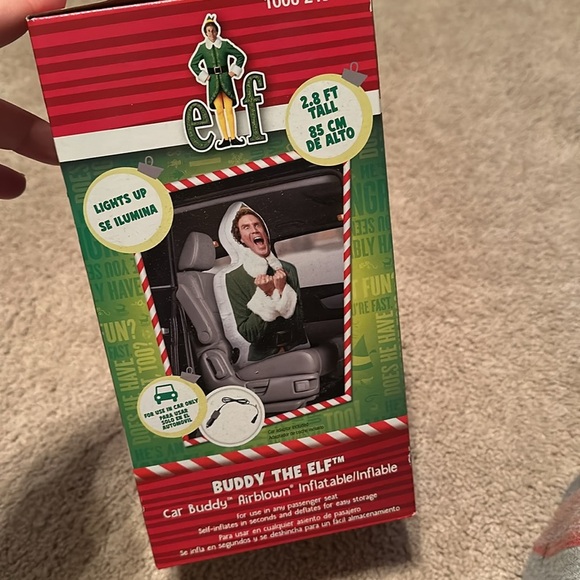 Buddy the Elf 2.8 ft tall light up car buddy inflatable - Picture 3 of 5